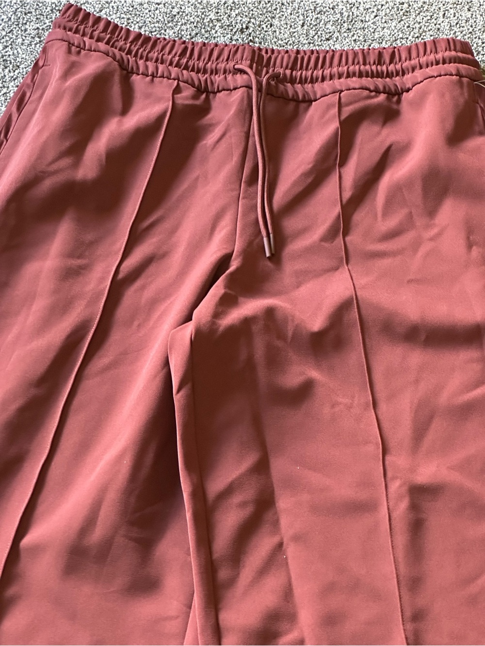 Athleta Endeavor Wide-Leg Pull-On Pants in brick red - Picture 4 of 6